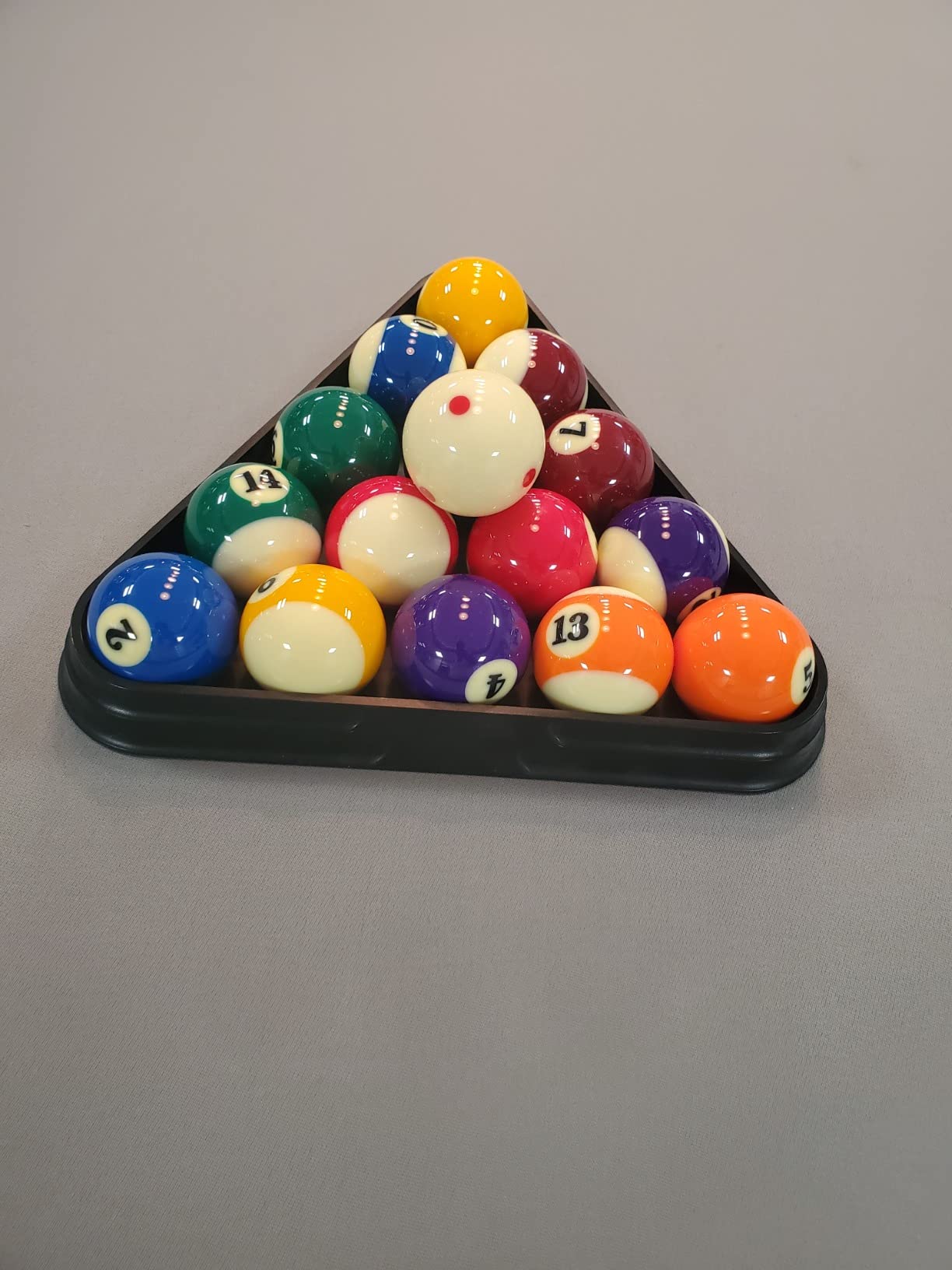 Felson Billiard Supplies Mahogany Wood Pool Ball Triangle – Classic 12-Inch Base Rack