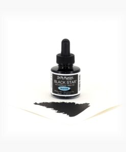 Alternative view of Dr. Ph. Martin's Star India Ink Bottle, 1.0 oz, Matte Black