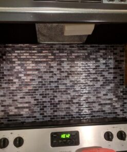 RoomMates StickTILES Traditional Marble Peel and Stick Backsplash Tiles - 4 Per Pack, Blue and White - TIL3229FLT 61 71kMcIoIc L