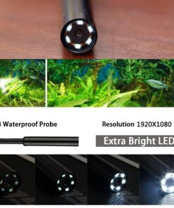 Alternative view of BlueFire Upgraded Super Long 1080P Semi-Rigid Wireless Endoscope, 2 MP HD WiFi Borescope Inspection Camera, Zoomable Focus 1800mA Battery Snake Camera for Android & iOS Smartphone Tablet (15M)