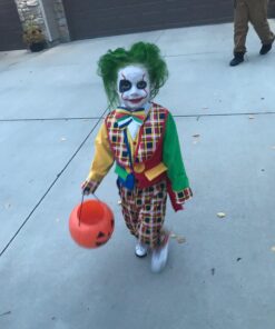 Forum Novelties Clown On The Town Costume, Small 16 71kNtz7o0zL