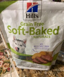 Hill's Grain Free Dog Treats, Soft-Baked Naturals with Beef & Sweet Potatoes, Soft Healthy Dog Snacks, 8 oz. Bag 38 71kOIdjH9IL