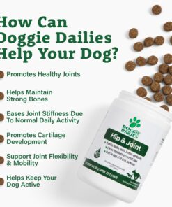 Alternative view of Advanced Hip & Joint Supplement for Dogs, 225 Soft Chews, All Natural Glucosamine, Chondroitin, MSM & CoQ10 For Healthy Hips & Joints, Made in the USA Chicken - 225 Count