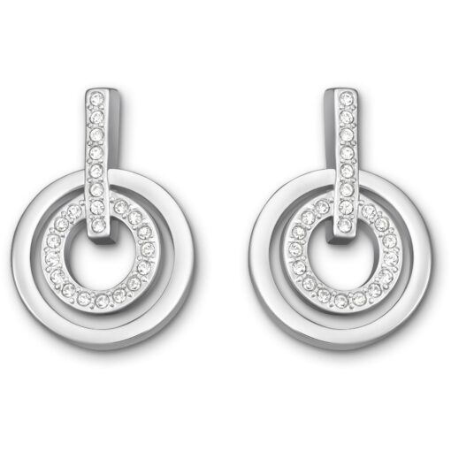 Swarovski Circle Pierced Earrings Mini