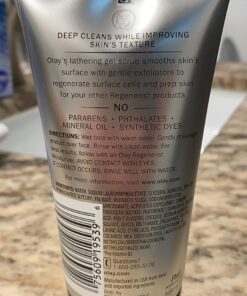 Olay Facial Cleanser Regenerist, Detoxifying Pore Scrub & Exfoliator, 5 Fl Oz (Pack of 3) 20 71kQC5hUKsL 2