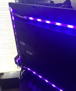 HAMLITE TV LED Backlight, 8.2Ft Led Light for TV 32-60 Inch Monitor Backlight, HDTV Wall Mount Stand Work Space Gaming Room Decor, LED Bias Ambient Mood Lighting Kit for 32-60inch 65 71kQF3gjxGL