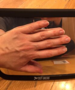 Shatterproof Baby Car Mirror, Fully View Infant in Rear Facing Car Seat - Newborn Safety, Crash Tested & Extra Wide, Crystal Clear, 100% Lifetime Satisfaction Guarantee, Easy Install by Cozy Greens 49 71kQFHojqvL