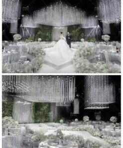 WAZHRMGHG 99FT Clear Acrylic Crystal Garland Strands Hanging Chandelier Bead Chain Ornament String Decorations for Manzanita Centerpiece Christmas Tree Wedding Party Celebration (99FT(30M)) 99FT(30M) 22 71kS2zozrCL