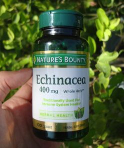 Nature's Bounty Echinacea, Herbal Supplement, Supports Immune Health, 400mg, 100 Capsules 22 71kSU7zC6KL