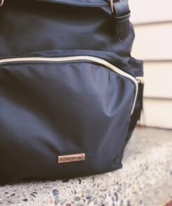 Baby Diaper Bag Backpack with Stroller Hooks, Pipi bear Multi-function Stylish Travel Diaper Back Pack for Mom and Dad, Baby Changing Bag, Maternity Nappy Bag for Boys and Girls, Large Capacity, Black 77 71kSxI40sUL