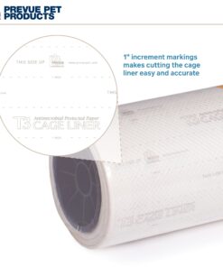 Prevue Hendryx Pet Products T3 Antimicrobial Cage Liner, 21-1/2-Inch by 100-Feet, White 15 71kSyewctL