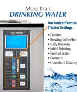 Aqua Ionizer Deluxe 9.0 Aqua-Ionizer Pro Alkaline Water Ionizer Machine 14 71kTaHEQrL