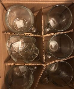 Libbey 15-1/2-Ounce Tapered Mug, Box of 6, Clear 26 71kUBGyQopL