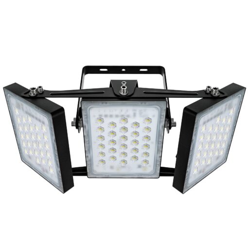 STASUN LED Flood Light Outdoor, 150W 13500lm Outdoor Lighting, 6000K Daylight White, IP66 Waterproof Outside Floodlight Exterior Security Light with 3 Adjustable Heads for Yard, Street, Parking Lot