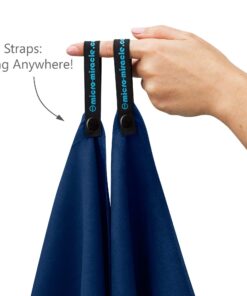 Micro Miracle XL - 2in1 Quick Dry Camping Microfiber Body and Hand Towel, Extra-Large in 13 Colors, Soft/Lightweight for Gym, Swim Practice, Travel, Backpacking, RV, Beach/ Senior Care, Children Towel / Emergency Bag / Dorm, Tiny House, Van or Mobile H... 15 71kUxc6DZ2L