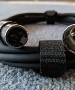 Amazon Basics XLR Microphone Cable for Speaker or PA System, All Copper Conductors, 6MM PVC Jacket, 10 Foot, Black 1-Pack 10 Feet 50 71kVeQ eDwL