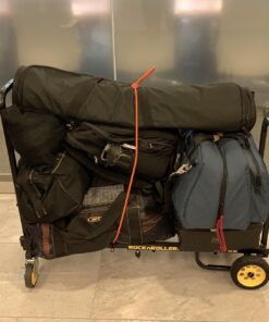 Rock-N-Roller R2RT (Micro) 8-in-1 Folding Multi-Cart/Hand Truck/Dolly/Platform Cart/26" to 39" Telescoping Frame/350 lbs. Load Capacity, Black 60 71kVuOJCkYL