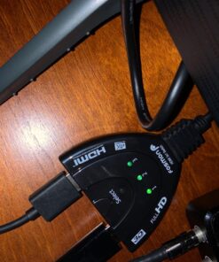 Fosmon 4K HDMI Switch 3 in 1 out 4K@30Hz, 3-Port HDMI Splitter Hub Switcher Auto Switching UHD 3D HDR HD 1080P HDCP, for HDTV, PS5/4, Xbox, Fire Stick 3-Port / 4K@30Hz 30 71kW5ELYS0L