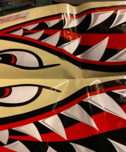 Shark Teeth Mouth Reflective Decals Graphics Sticker Fishing Boat Canoe Car Truck Kayak Decals Accessories 43 71kXKzr667L