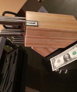 KitchenAid KKFSS14BO 14 Piece Classic Forged Series Brushed Stainless Steel Cutlery Set, Bamboo Wood 14 PC Classic Forged Cutlery Set 41 71kbOMX0K2L