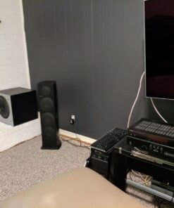 Polk Audio PSW505 12" Powered Subwoofer - Deep Bass Impact & Distortion-Free Sound, Up to 460 Watts, Easy Integration with Home Theater Systems, BLACK 49 71kbwzWIOL 1