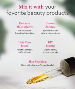 Leven Rose Jojoba Oil, Pure Cold Pressed Natural Unrefined Moisturizer for Skin Hair and Nails 4 oz 4 Fl Oz (Pack of 1) 23 71kcgH3aZL