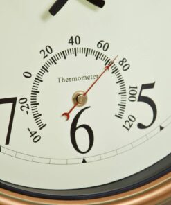 AcuRite 50314 18-Inch Metal Indoor/Outdoor Atomic Clock and Thermometer 20 71kchcoo6RL