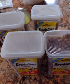 TEMPTATIONS Classic Crunchy and Soft Cat Treats Tasty Chicken Flavor, 16 oz. Tub 35 71kcu1VYWLL