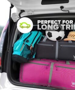 Bago Large Duffel Bags for Traveling - 40L 60L 80L 100L 120L 140L Spacious Duffle Bag for Travel with Shoe Compartment for Men Women | Durable, Foldable & Lightweight | Explore the World in Style Black 30 71kcyV6rc2L