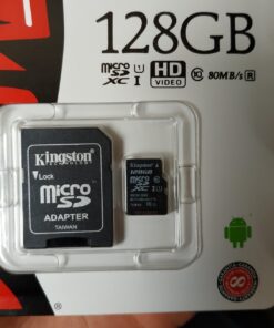 Kingston Canvas Select 128GB microSDHC Class 10 microSD Memory Card UHS-I 80MB/s R Flash Memory Card with Adapter (SDCS/128GB) microSD Card 0 Count (Pack of 1) 14 71kd2fn5SQL