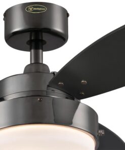 Westinghouse Lighting 7876400 Alloy 42-Inch Gun Metal Indoor Ceiling Fan, Light Kit with Opal Frosted Glass 24 71kfoXIGk2L