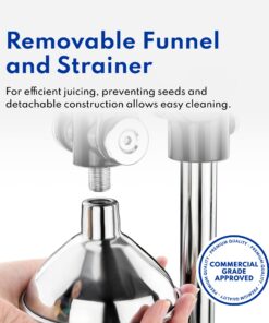 New Star Foodservice 46878 Commercial Citrus Juicer, Enameled Black 45 71kfya3jhWL