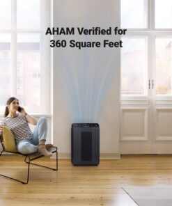 Winix 5500-2 Air Purifier with True HEPA, PlasmaWave and Odor Reducing Washable AOC Carbon Filter Medium , Charcoal Gray 32 71kg4rAtU7L
