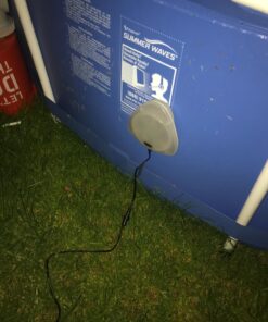 Intex Underwater LED Magnetic Above Ground Wall Pool Light with Magnetic Transmitter and 4 Different Color Options, Multicolor/White Wall Light 47 71kgEmrOFTL