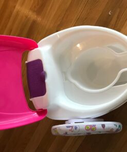 Summer Infant Step by Step Potty, Pink - 3-in-1 Potty Training Toilet - Features Contoured Seat, Flushable Wipes Holder and Toilet Tissue Dispenser, 13x9.5x15.5 Inch (Pack of 1) 1 Count (Pack of 1) 51 71kh4OYzSML