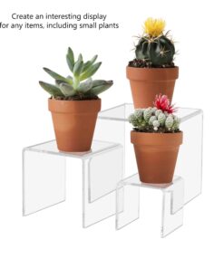 Clear Acrylic Riser Set of 3 (3-Inch, 4-Inch, 5-Inch) 30 71khIrhJkZL