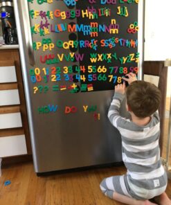 Educational Insights Multicolored AlphaMagnets and MathMagnets, 214 Pieces 49 71khiAsiiML