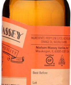Nielsen-Massey Orange Blossom Water for Baking, Cooking and Drinks, 4 Ounce Bottle with Gift Box 4 Fl Oz 7 71kiNXKKTL