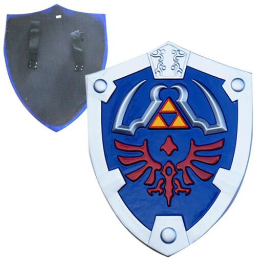 Full Size Link Master Twilight Princess Hylian Zelda Shield with Grip & Handle