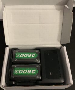 Ponkor Rechargeable Battery Packs for Xbox Series X|S/Xbox One, 2x2600mAh Batteries with High-Speed Charging Station for Xbox One S/Xbox One X/Xbox One Elite Controller 48 71kkHf3suHL