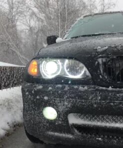 iJDMTOY 7000K Xenon White 264-SMD LED Angel Eyes Halo Ring Lighting Kit Compatible with BMW E36 E46 3 Series E39 5 Series E38 7 Series (Fit Xenon Trim ONLY) 54 71kkTqllOL