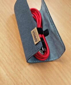 Anker USB C Cable, PowerLine+ USB-C to USB 3.0 cable (3ft/0.9m), High Durability Type C Braided Charging Cable Compatible with Samsung Galaxy S10, S9, Huawei P10, P9, Sony XZ, HTC 10 and More (Red) 3ft Red 60 71kkY0e186L