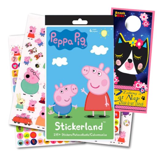 Stickerland Peppa Pig Stickers - 295 Stickers Bundle Door Hanger