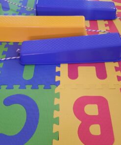 edxeducation Step-a-Logs - Supplies for Physical Play - Indoor and Outdoor - Exercise and Gross Motor Skills - Stackable - Build Coordination 25 71kllr2J44L