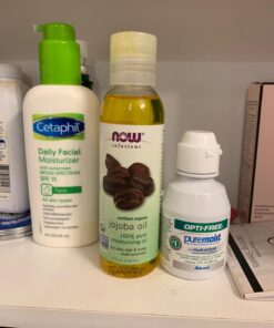 NOW Solutions, Organic Jojoba Oil, Moisturizing Multi-Purpose Oil for Face, Hair and Body, 4-Ounce 4 Fl Oz (Pack of 1) 48 71km7u3Zg L