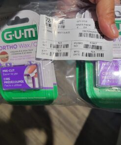 GUM - 10070942007242 Orthodontic Wax, Mint with Vitamin E and Aloe Vera (Pack of 6) (Pack of 6) 35 71kmrTx8GL