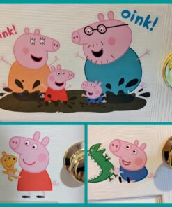 RoomMates RMK3183SCS Peppa The Pig Peel and Stick Wall Decals 45 71koJcDvIAL