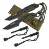 Survivor HK-106320-2 HK-106320 Series Fixed Blade Outdoor Knife, Tanto Blade, Cord-Wrapped Handle, 7" Overall, Green (Pack of 2) 28 71kpHrVQS2L
