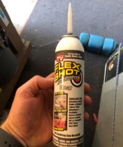 Flex Shot Rubber Adhesive Sealant Caulk, 8-oz, Clear 34 71kpJxWIXuL