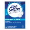 Alka-Seltzer Effervescent Tablets Original Flavor, Fast Multi-Symptom Relief from Headache and Body Ache, Dissolvable Effervescent Fizzy Tablets, 72 Ct (Package May Vary) 72 Count (Pack of 1) 45 71kpaxgI9yL
